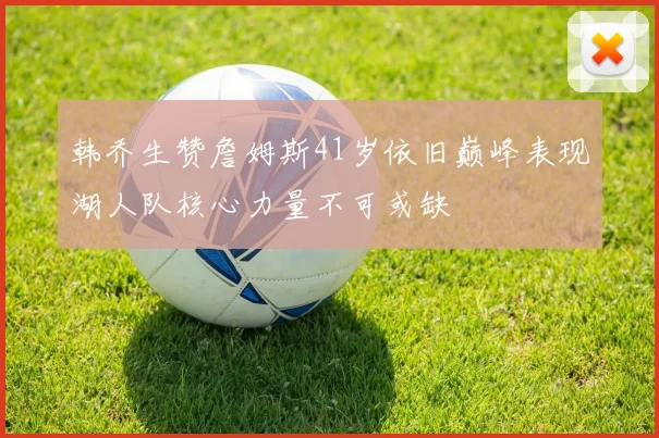 韩乔生赞詹姆斯41岁依旧巅峰表现湖人队核心力量不可或缺