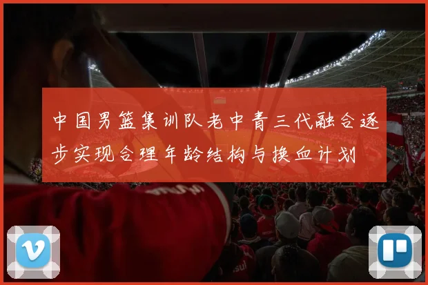 中国男篮集训队老中青三代融合逐步实现合理年龄结构与换血计划